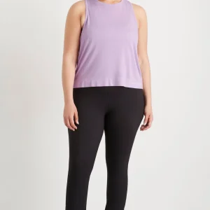 Sale Aje ATHLETICA Twist Back Tank 137 Lavender/White