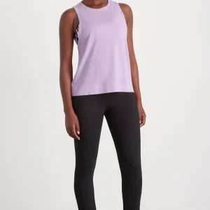 Sale Aje ATHLETICA Twist Back Tank 137 Lavender/White