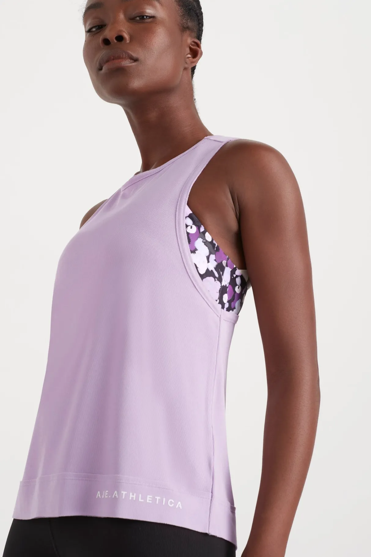 twist_back_tank__5-1.webp Sale Aje ATHLETICA Twist Back Tank 137 Lavender/White