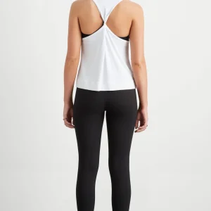 Clearance Aje ATHLETICA Twist Back Tank 137 White/Black