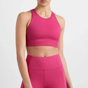 Sale Aje ATHLETICA Whipstitch Crop Top 326 Berry