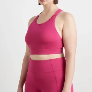 Sale Aje ATHLETICA Whipstitch Crop Top 326 Berry