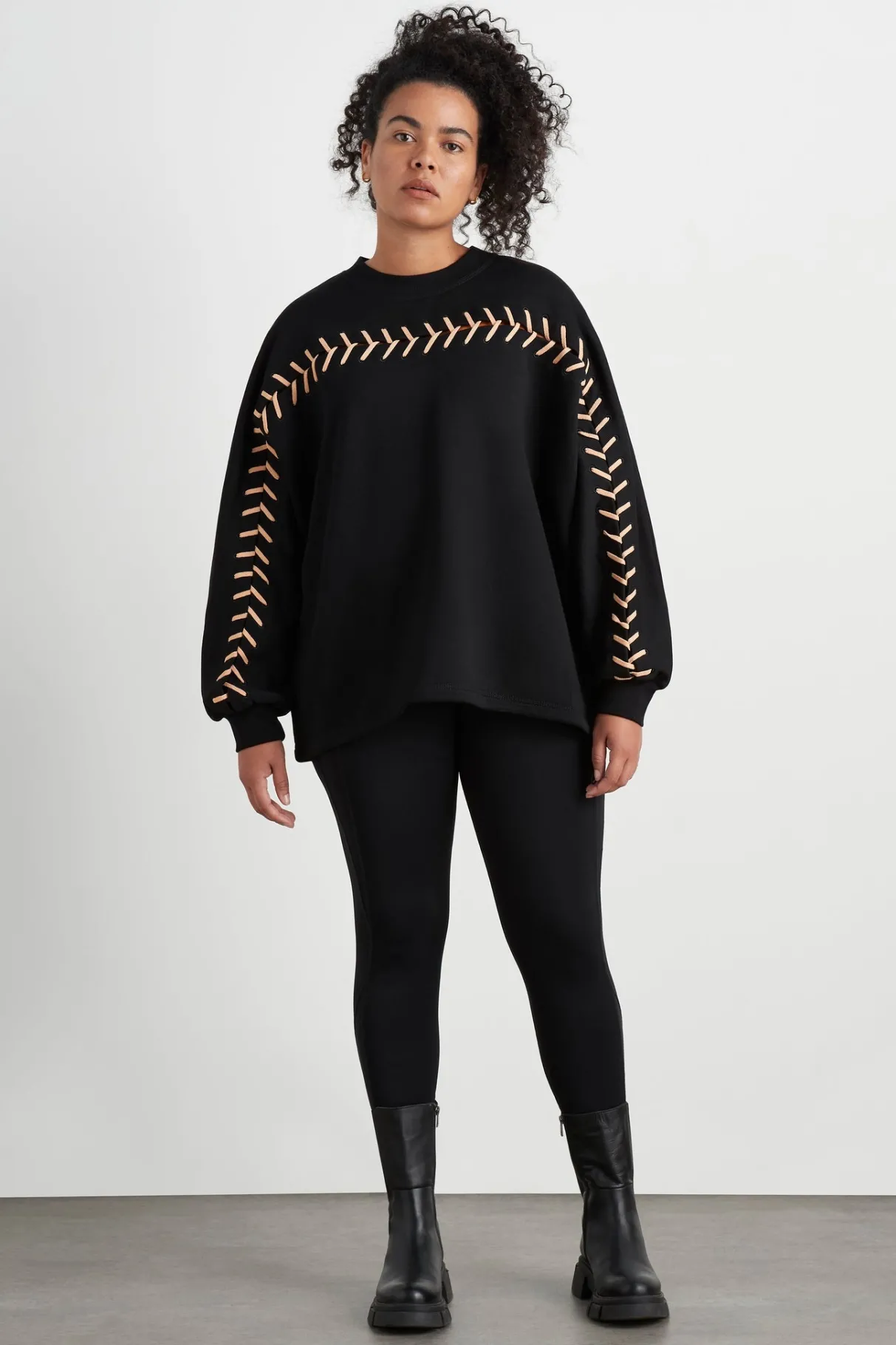 whipstitch_jumper__12.webp Flash Sale Aje ATHLETICA Whipstitch Jumper 424 Black/Beige