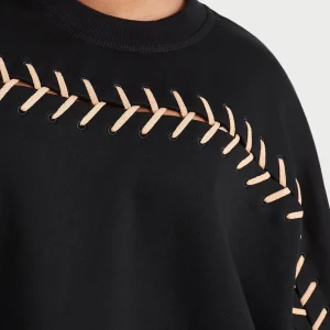 Flash Sale Aje ATHLETICA Whipstitch Jumper 424 Black/Beige