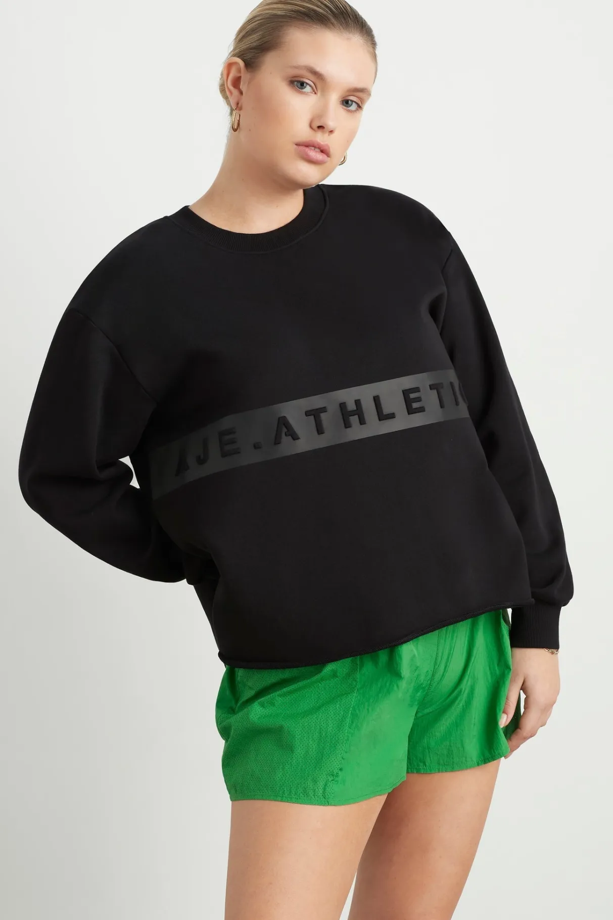 whipstitch_split_crew_jumper__6.webp Cheap Aje ATHLETICA Whipstitch Split Crew Jumper 420 Black