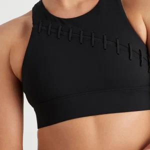 Flash Sale Aje ATHLETICA Whipstitch Sports Bra 332 Black