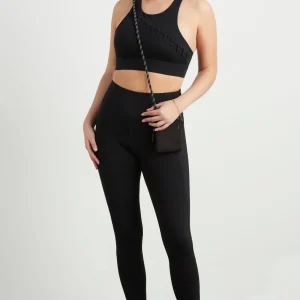 Flash Sale Aje ATHLETICA Whipstitch Sports Bra 332 Black