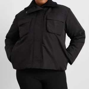 Store Aje ATHLETICA Wide Collar Puffer 025 Black