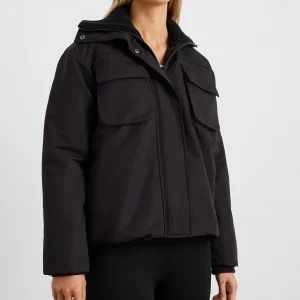 Store Aje ATHLETICA Wide Collar Puffer 025 Black