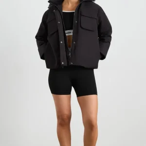 Store Aje ATHLETICA Wide Collar Puffer 025 Black