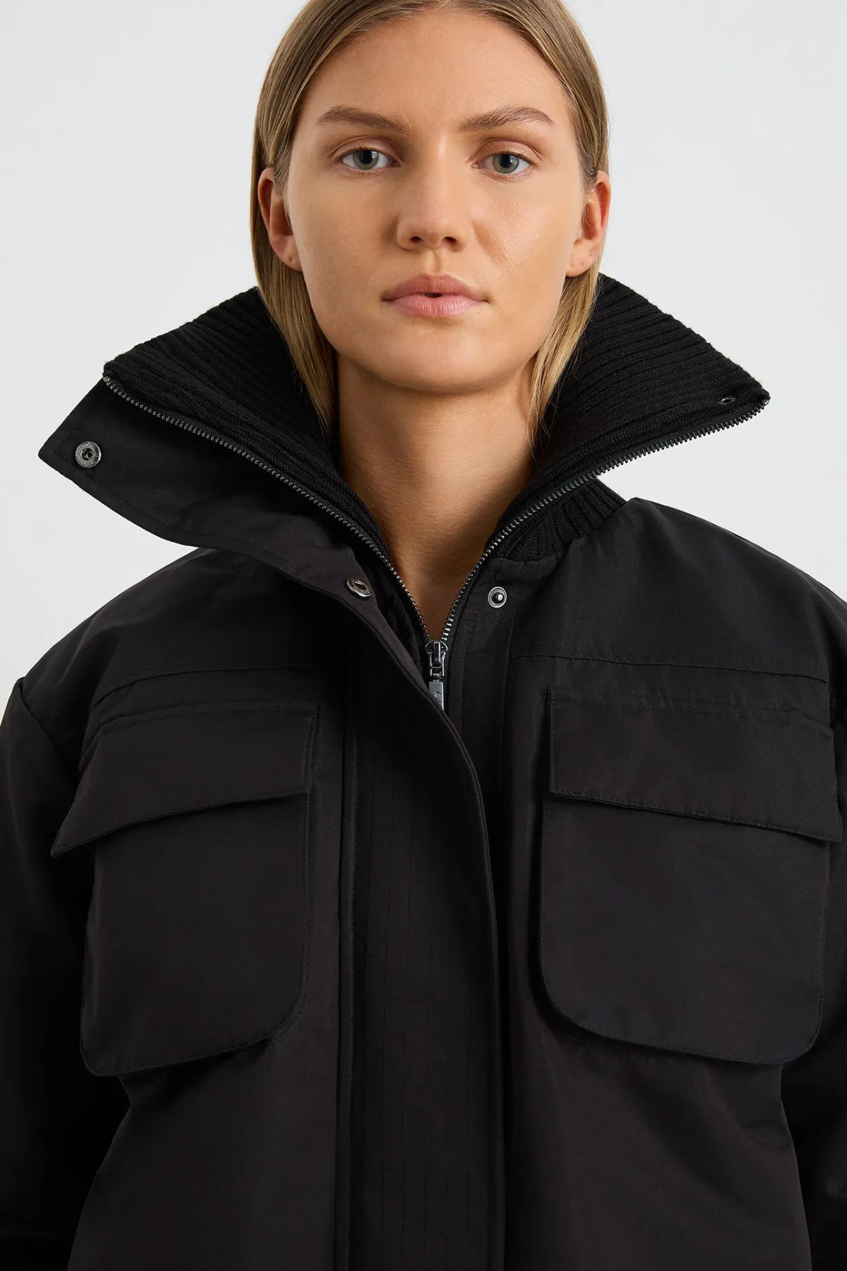 wide_collar_puffer__4.webp Store Aje ATHLETICA Wide Collar Puffer 025 Black
