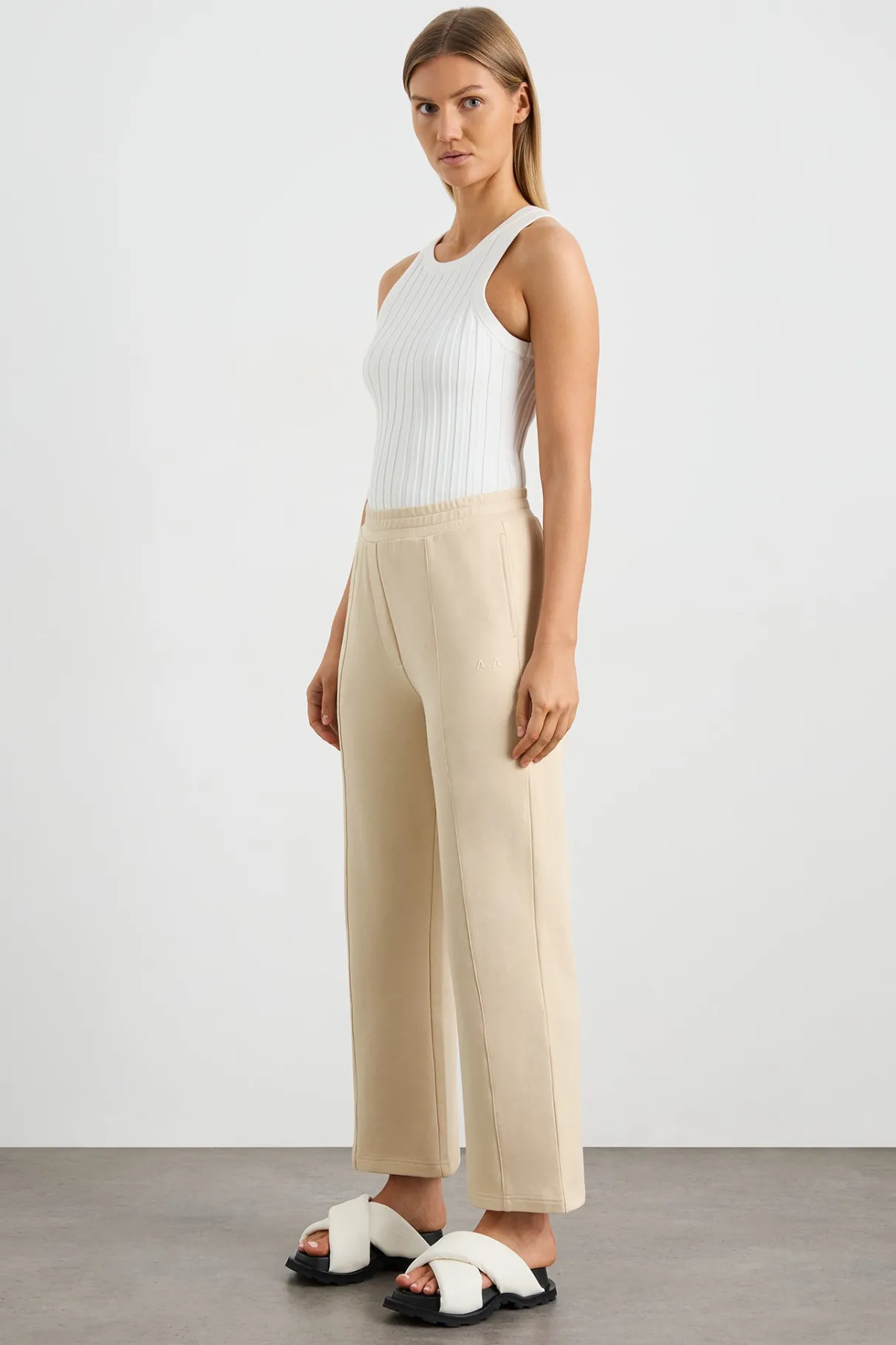wide_leg_trackpants__0.webp Outlet Aje ATHLETICA Wide Leg Trackpants 506 Moonstone Grey