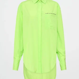 Fashion Aje ATHLETICA Windbreaker Shirt 406 Lime Green