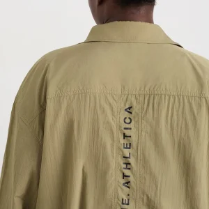 Best Sale Aje ATHLETICA Windbreaker Shirt 406 Soft Khaki/Black