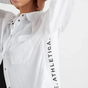 Fashion Aje ATHLETICA Windbreaker Shirt 406 White
