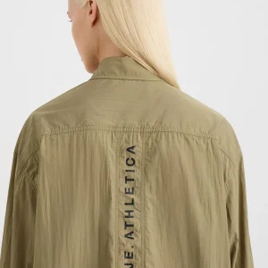 Best Sale Aje ATHLETICA Windbreaker Shirt 406 Soft Khaki/Black