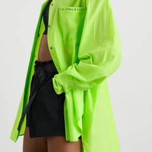Fashion Aje ATHLETICA Windbreaker Shirt 406 Lime Green
