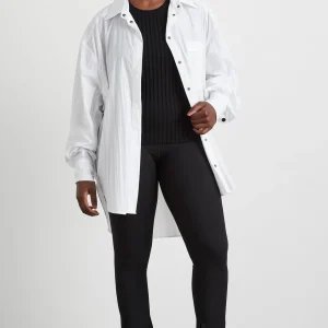 Fashion Aje ATHLETICA Windbreaker Shirt 406 White
