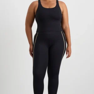 New Aje ATHLETICA Winding Road Bra Tank 372 Black