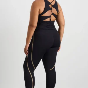 New Aje ATHLETICA Winding Road Bra Tank 372 Black