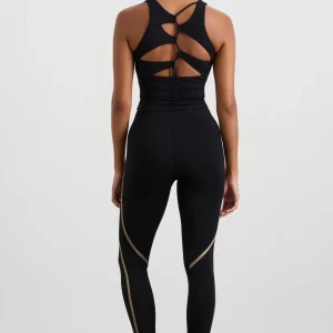 New Aje ATHLETICA Winding Road Bra Tank 372 Black