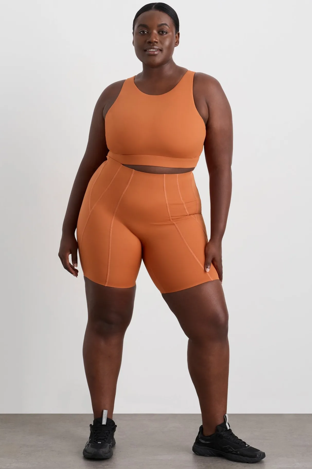 winding_road_high_neck_bra__10.webp Clearance Aje ATHLETICA Winding Road High Neck Bra 364 Copper Orange