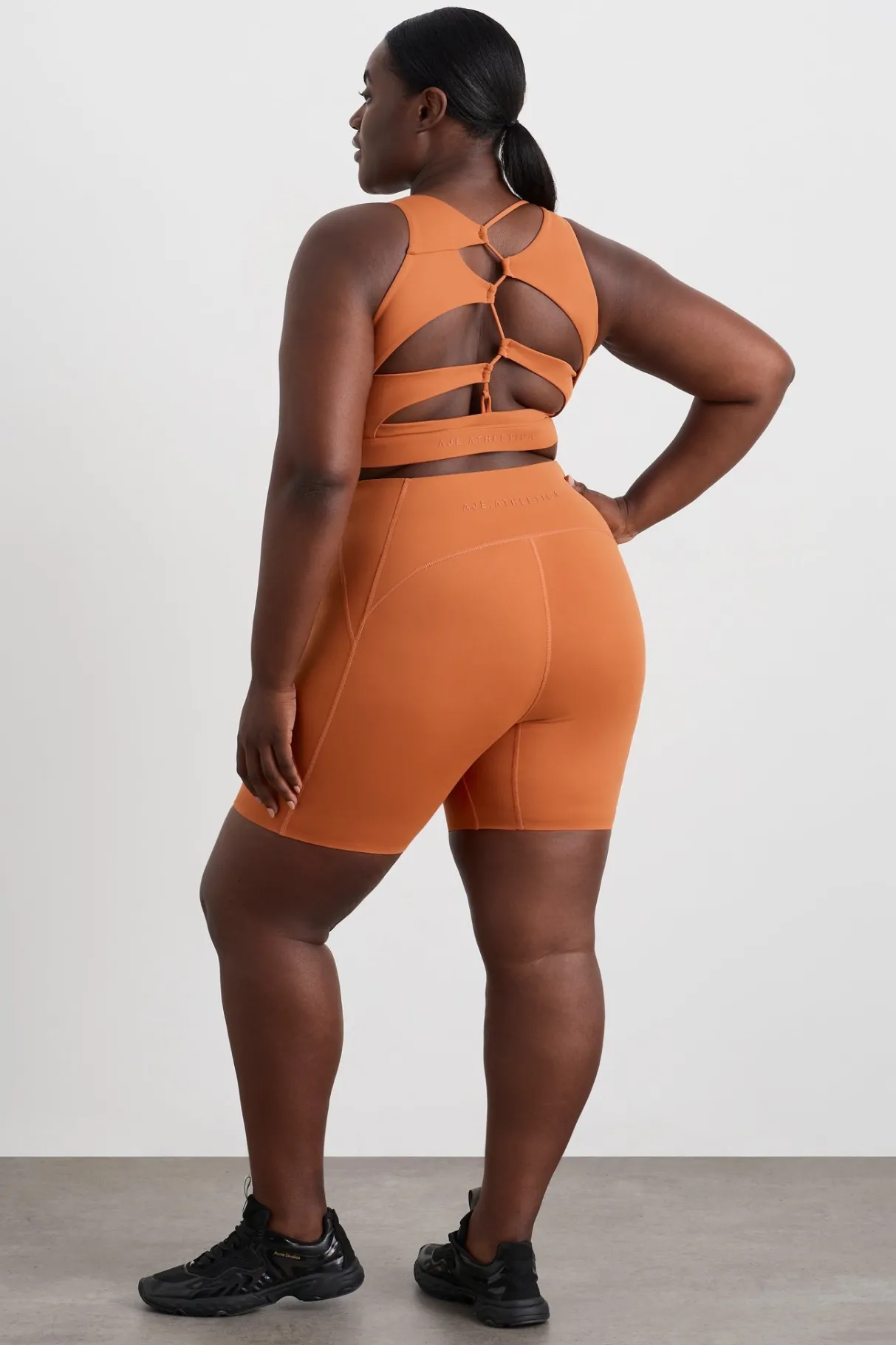 winding_road_high_neck_bra__13.webp Clearance Aje ATHLETICA Winding Road High Neck Bra 364 Copper Orange