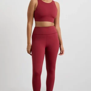 Discount Aje ATHLETICA Winding Road High Neck Bra 364 Plum Red