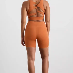 Clearance Aje ATHLETICA Winding Road High Neck Bra 364 Copper Orange