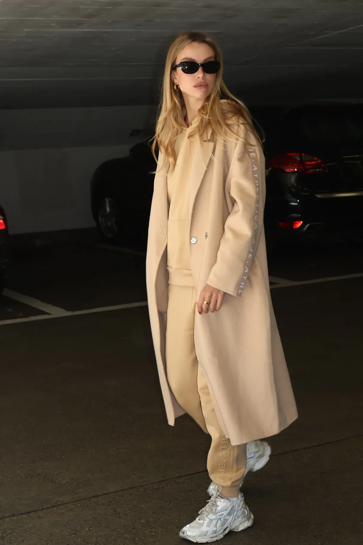 wool_blend_long_line_coat__0-1.webp Shop Aje ATHLETICA Wool Blend Long Line Coat 773 Biscotti Beige