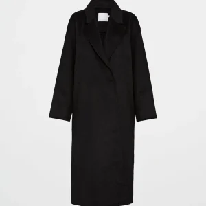 Best Aje ATHLETICA Wool Blend Long Line Coat 773 Black