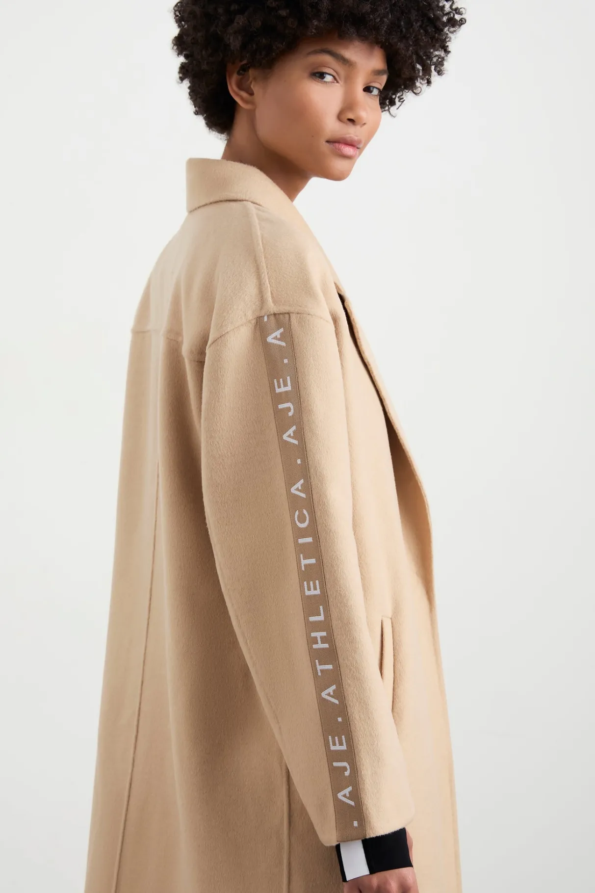 wool_blend_long_line_coat__4-1.webp Shop Aje ATHLETICA Wool Blend Long Line Coat 773 Biscotti Beige