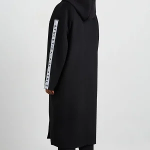 Best Aje ATHLETICA Wool Blend Long Line Coat 773 Black