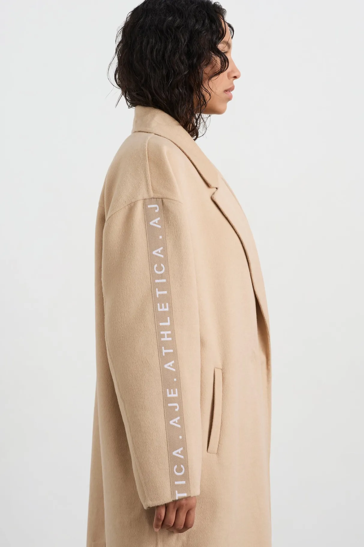 wool_blend_long_line_coat__9-1.webp Shop Aje ATHLETICA Wool Blend Long Line Coat 773 Biscotti Beige