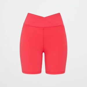 Hot Aje ATHLETICA Wrap Front Bike Short 614 Watermelon Pink