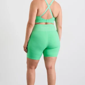 Clearance Aje ATHLETICA Wrap Front Bike Short 614 Marine Green