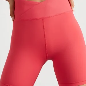 Hot Aje ATHLETICA Wrap Front Bike Short 614 Watermelon Pink