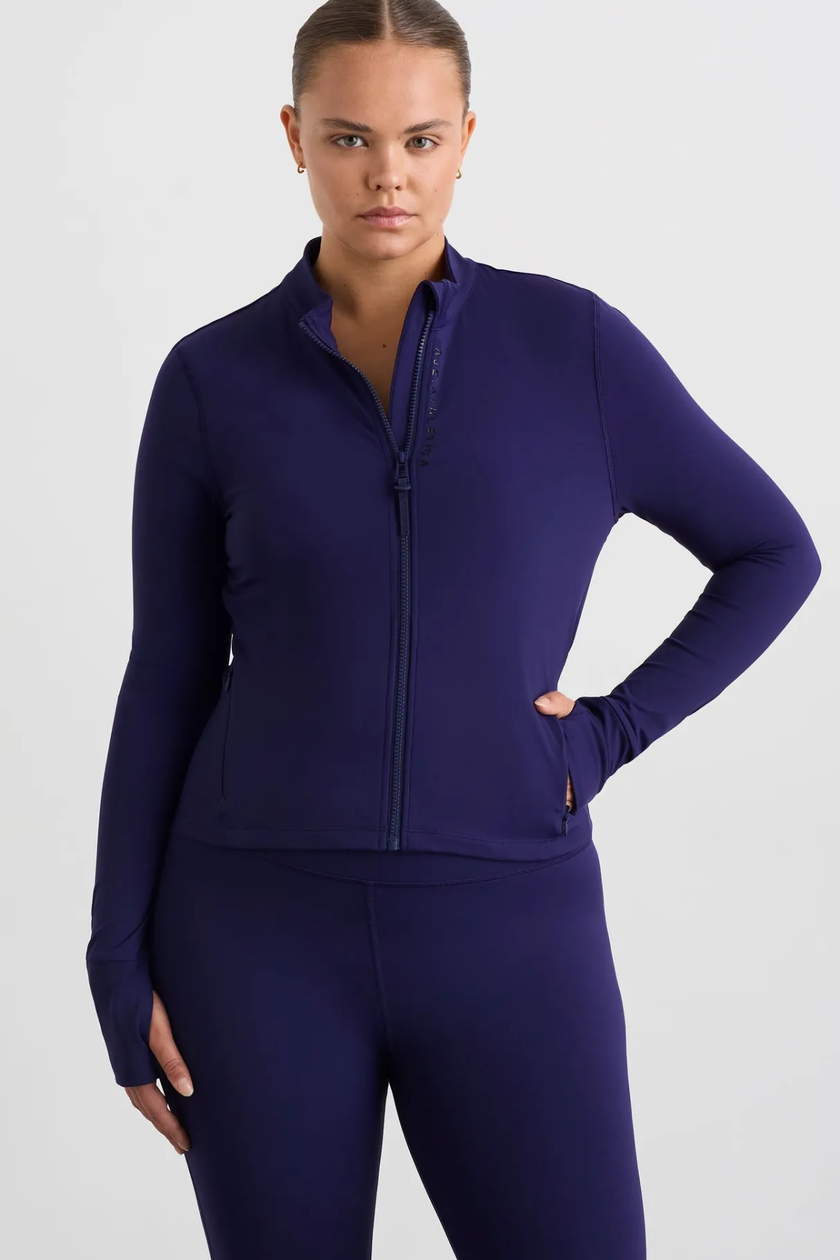 zip_front_running_jacket__14.webp Sale Aje ATHLETICA Zip Front Running Jacket 709 Navy