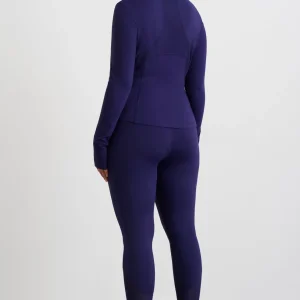 Sale Aje ATHLETICA Zip Front Running Jacket 709 Navy