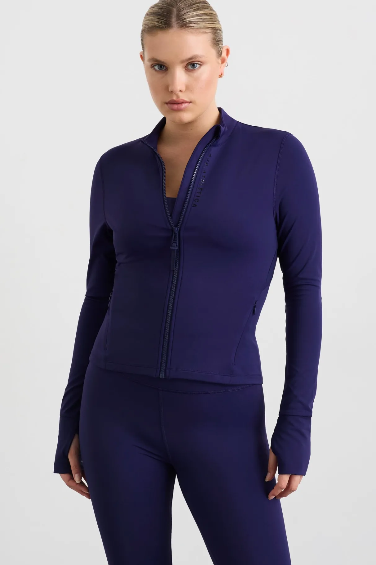zip_front_running_jacket__8.webp Sale Aje ATHLETICA Zip Front Running Jacket 709 Navy