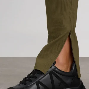 Hot Aje ATHLETICA Zip Hem Full Length Legging 205 Deep Khaki