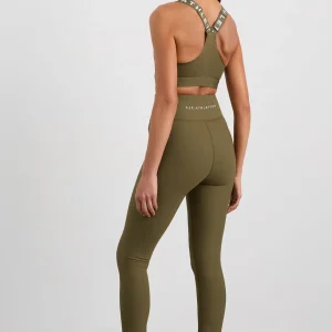 Hot Aje ATHLETICA Zip Hem Full Length Legging 205 Deep Khaki
