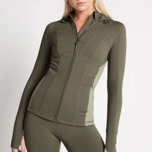 Outlet Aje ATHLETICA Zip Up Jacket 709 Forest Green/Sage