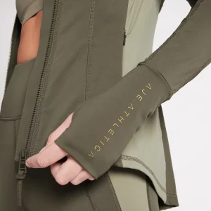 Outlet Aje ATHLETICA Zip Up Jacket 709 Forest Green/Sage