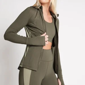 Outlet Aje ATHLETICA Zip Up Jacket 709 Forest Green/Sage